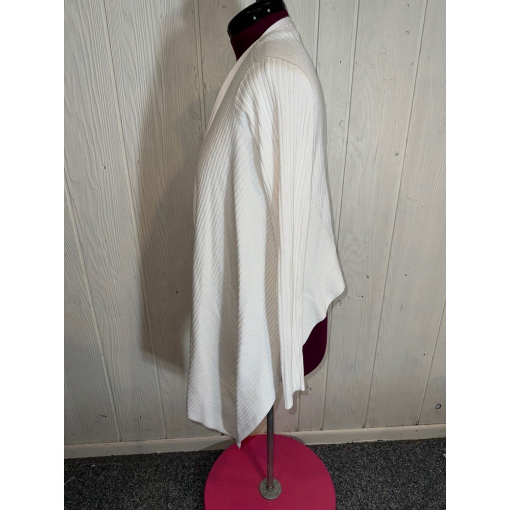 Athleta Asymmetrical Cardigan Sweater Size S White - Picture 5 of 9